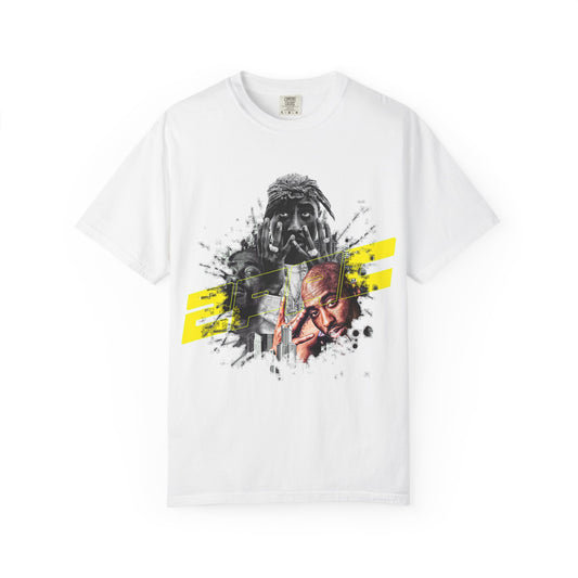 Vintage Hip-Hop Tribute T-Shirt, Unisex Garment-Dyed Tee, Music Lover Gift, Casual Streetwear, Retro Artist Fan Tee, Perfect for Concerts